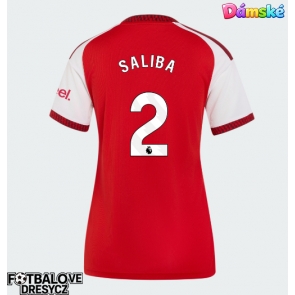 Arsenal William Saliba #2 Dámské Domácí Dres 2026-27 Krátký Rukáv Arsenal William Saliba #2 Dámské Domácí Dres 2026-27 Krátký Rukáv